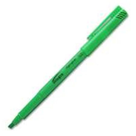 INTEGRAL DDI 967816 Integra Highlighters - 12 Count  Fluorescent Green  Pen Style  Chisel Tip Case of 96 YYSP-ITA36185
